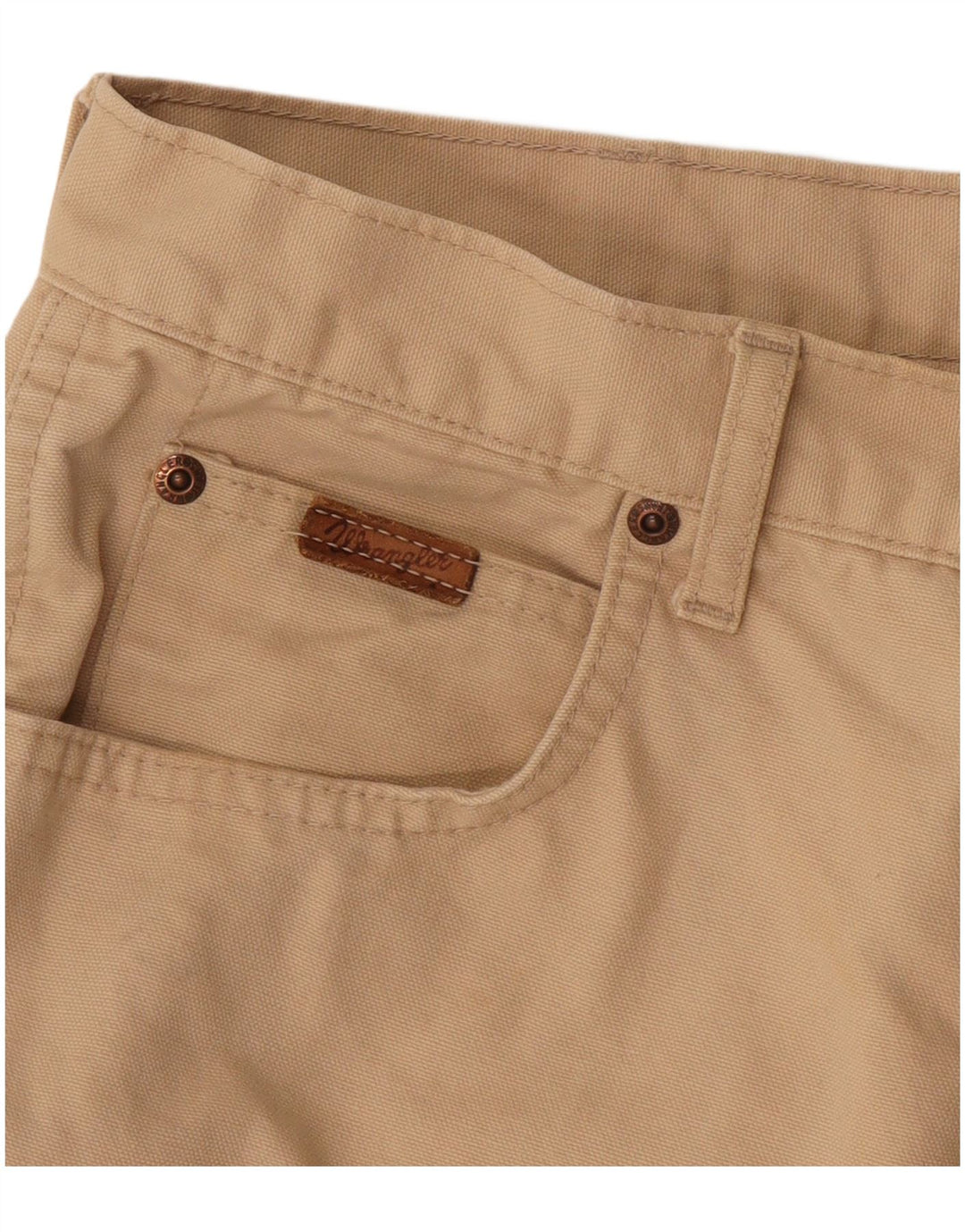 Wrangler Herren gerade Freizeithose W32 L29 Beige