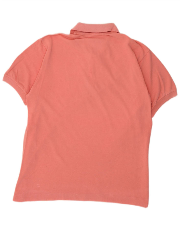 Lacoste Herren-Poloshirt, Größe 4, mittelrosa, Baumwolle