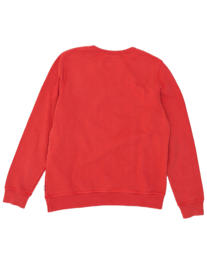 Levi's Jungen-Sweatshirt mit Grafik, 15–16 Jahre, rote Baumwolle