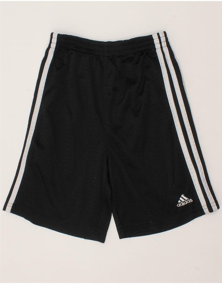 ADIDAS Boys Sport Shorts 5-6 Years  Black Vintage Adidas and Second-Hand Adidas from Messina Hembry 