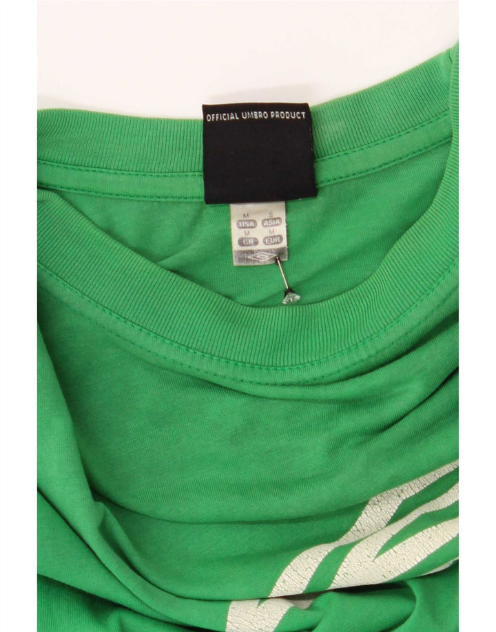 Umbro Herren-T-Shirt mit Grafik, mittelgrüne Baumwolle