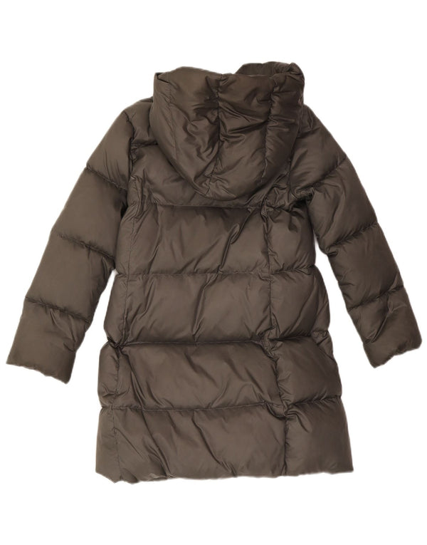 Polo Ralph Lauren Wattierter Mantel für Mädchen mit Kapuze, 8–9 Jahre, Medium Khaki, Nylon