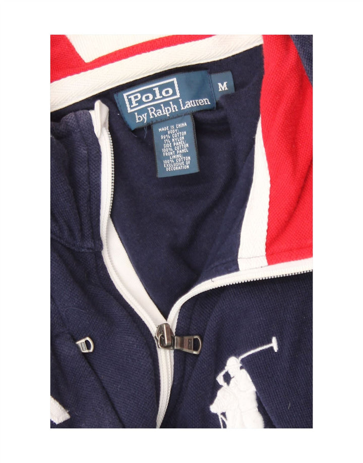 Polo Ralph Lauren Herren-Trainingsanzugoberteil, mittelgroß, Marineblau, Farbblock