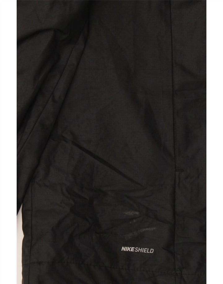 Nike Herren-Regenjacke mit Kapuze, UK 40, Größe L, Schwarz, Polyester