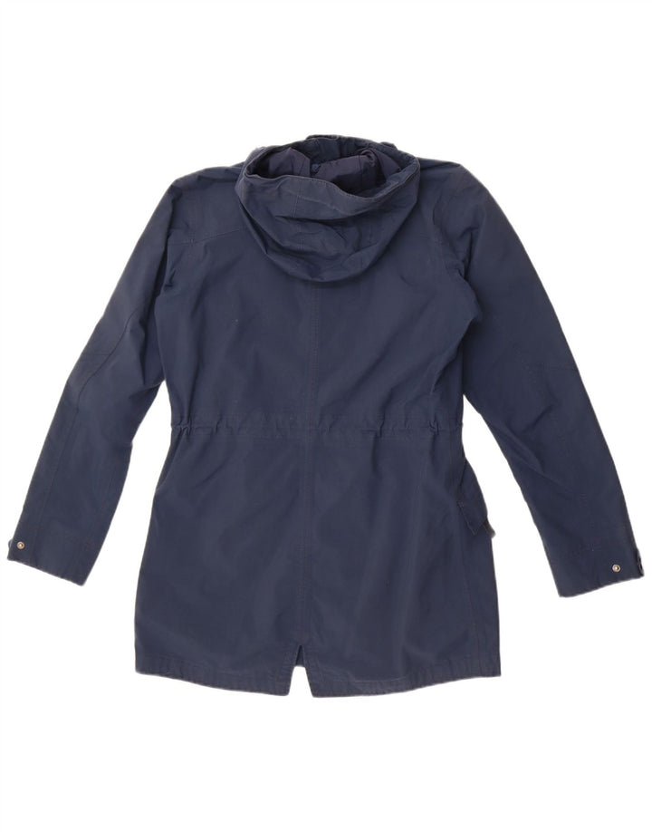 Jack Wolfskin Damen-Windbreakerjacke mit Kapuze, Gr. 8/10, Größe S, Marineblau
