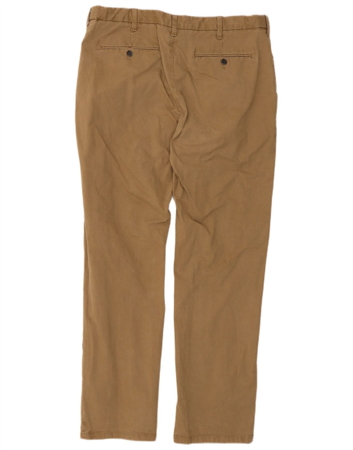 Marks & Spencer Herren-Chinohose mit normaler Passform, W38 L33, beige Baumwolle
