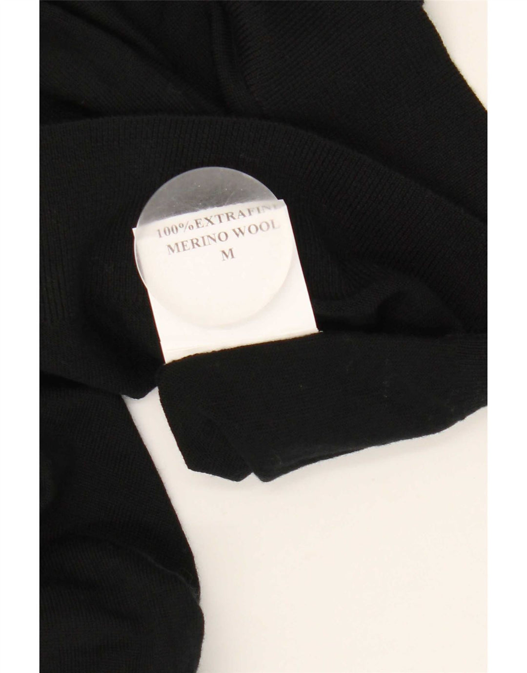 Marks & Spencer Herren-Rollkragenpullover aus Merinowolle in Mittelschwarz