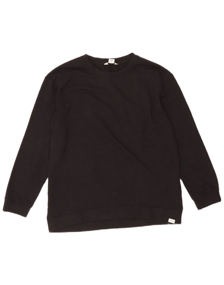 Orvis Damen-Sweatshirtpullover UK 14 Medium Schwarz Modal