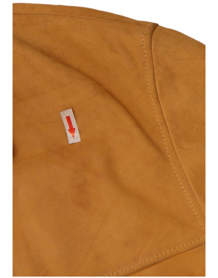 Scout Herren Lederjacke UK 42 XL Gelb