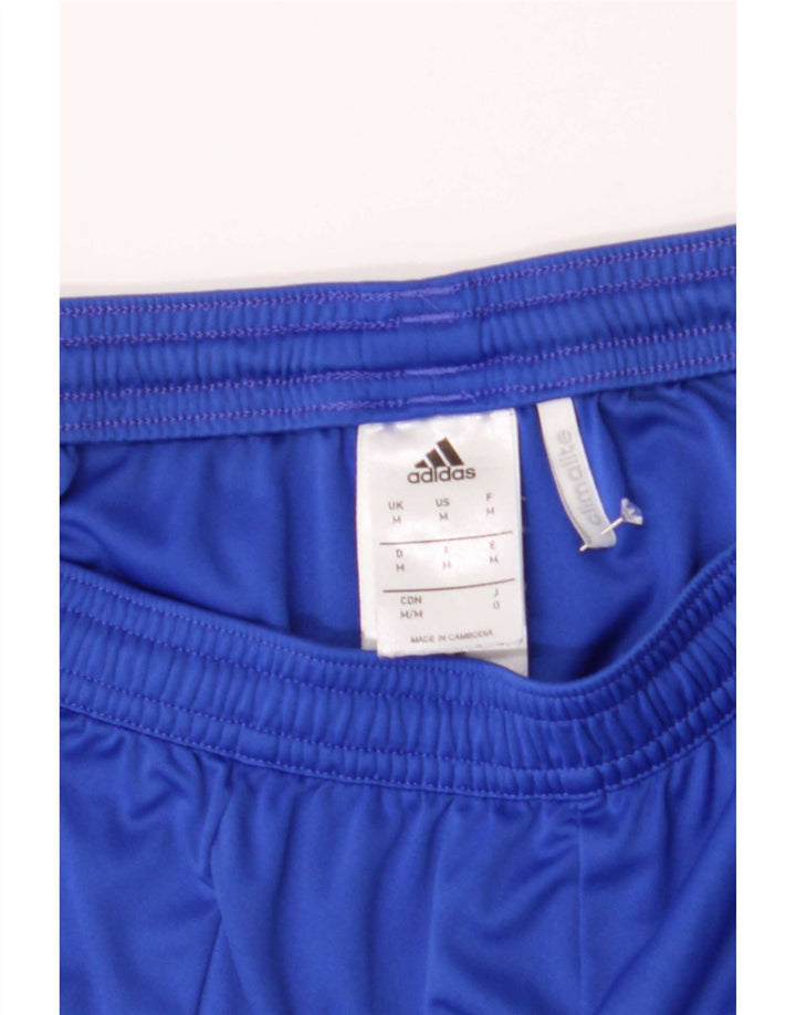 Adidas Herren Climalite Sport Shorts Mittelblaues Colourblock-Polyester