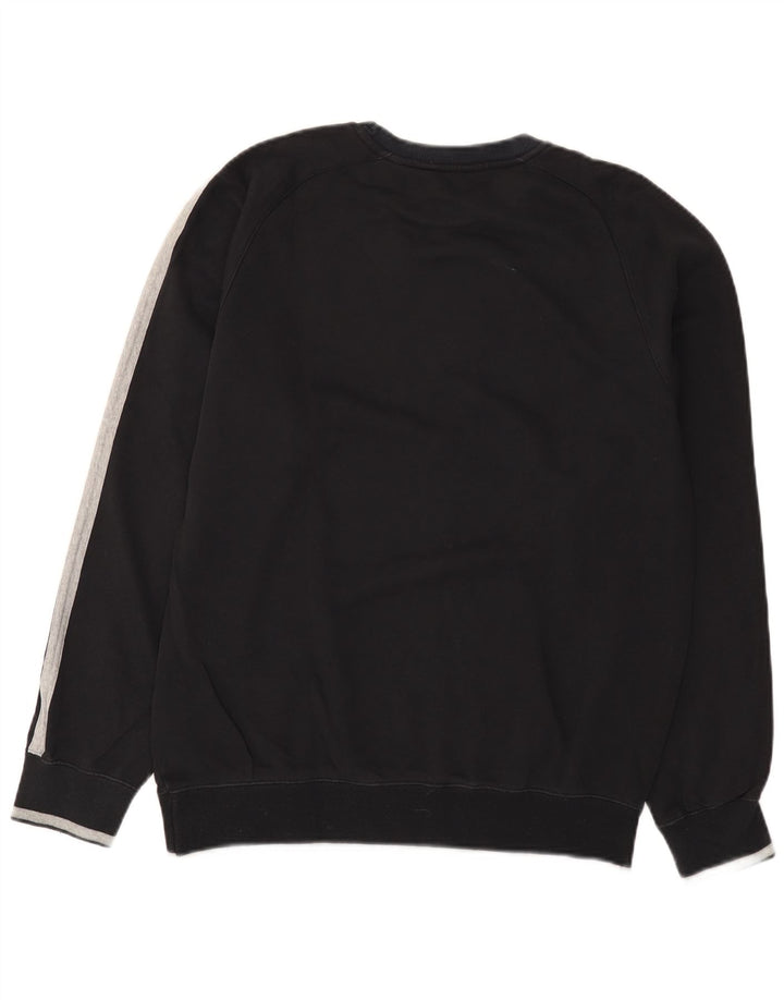 Champion Herren-Sweatshirt mit Grafik, groß, schwarze Farbblock-Baumwolle