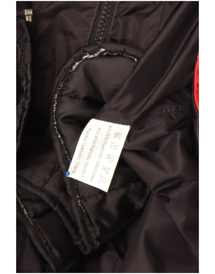Akito Herren Motorstyle Graphic Racer Jacke UK 36 Small Schwarz Colourblock