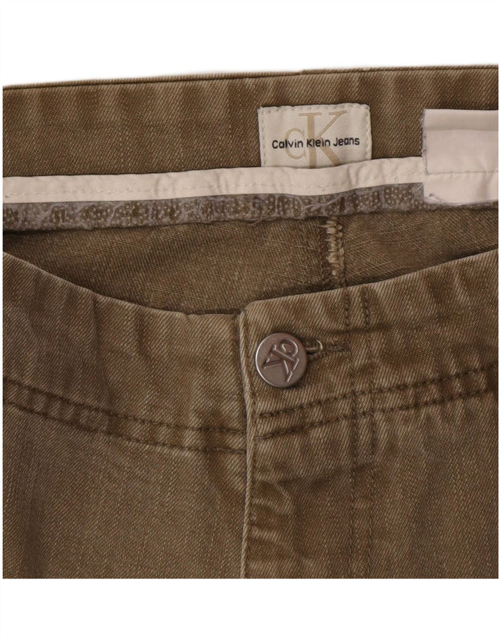 Calvin Klein Herren Straight Jeans W34 L34 Braun
