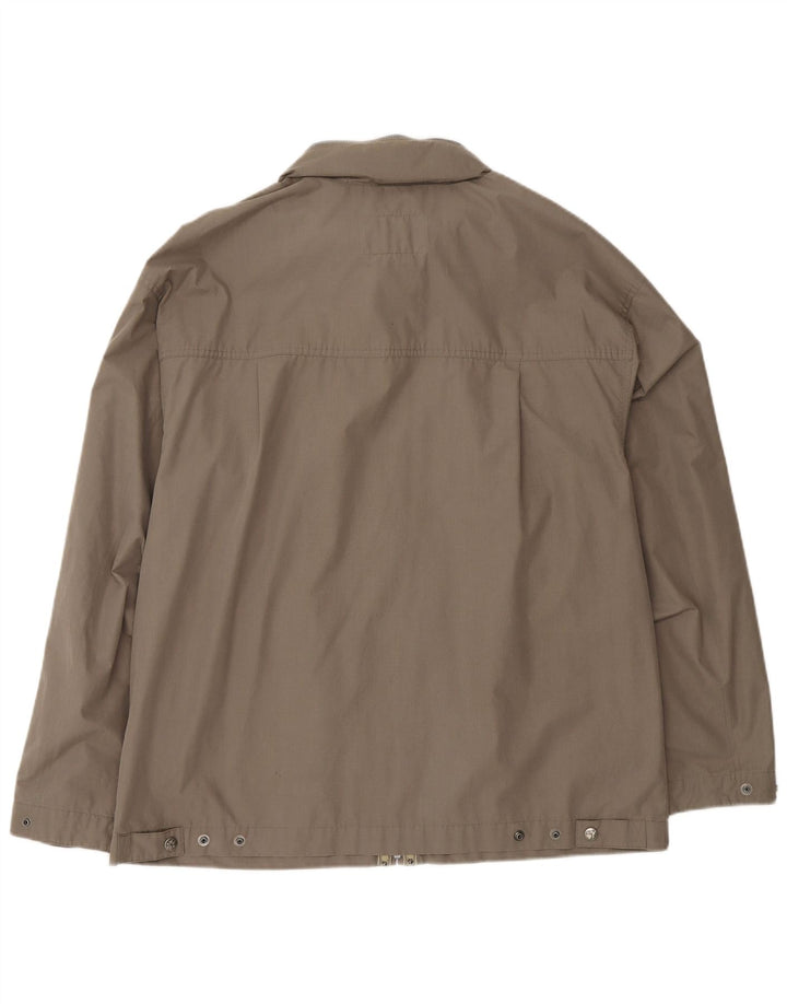 Jack Wolfskin Herren Kapuzen-Utility-Jacke UK 40 Large Grau Polyester