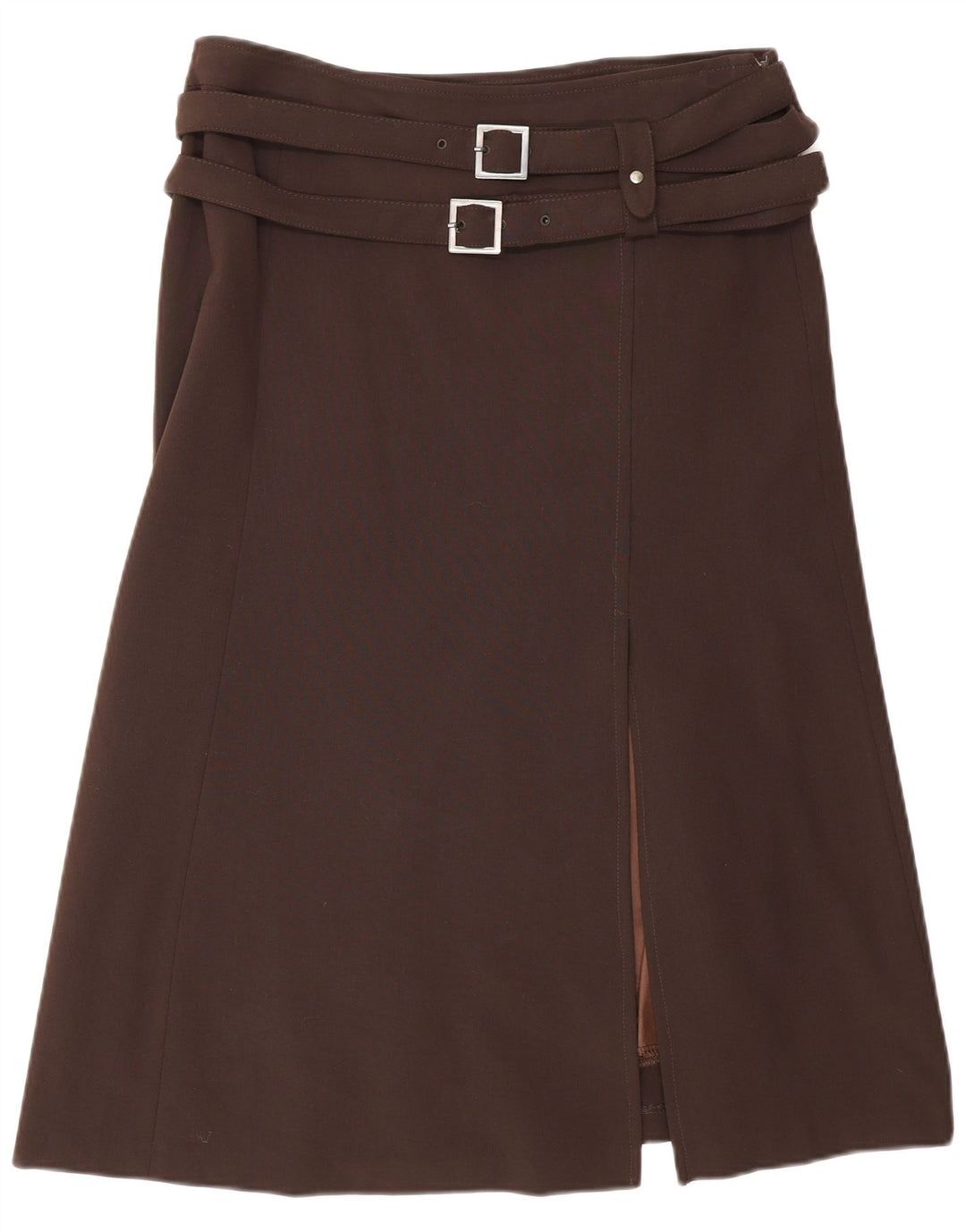 Atos Lombardini Damen A-Linien-Rock W30 Mittelbraun
