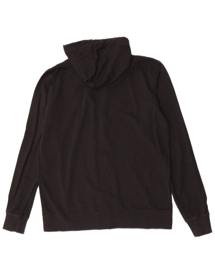 Lotto Herren-Kapuzenpullover mit Reißverschluss, groß, aus schwarzer Baumwolle