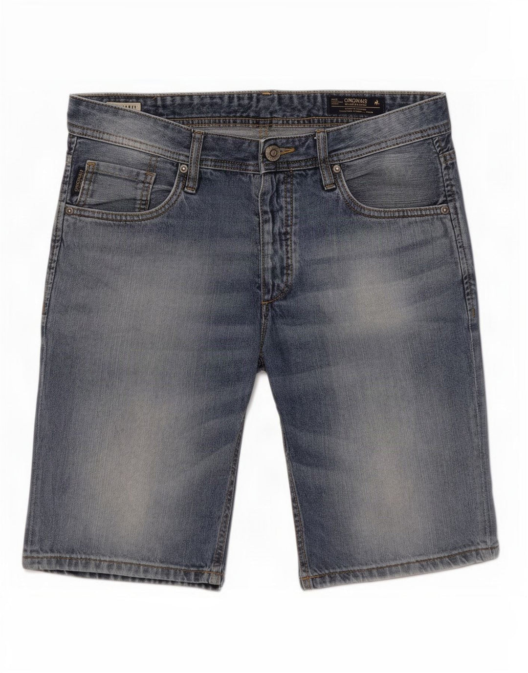 Jack & Jones Herren-Jeansshorts, Größe L, W36, Blau, Baumwolle