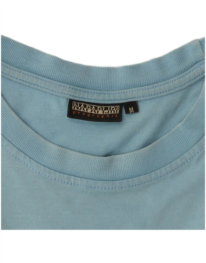 NAPAPIJRI Herren Geographic Graphic T-Shirt Top Mittelblau