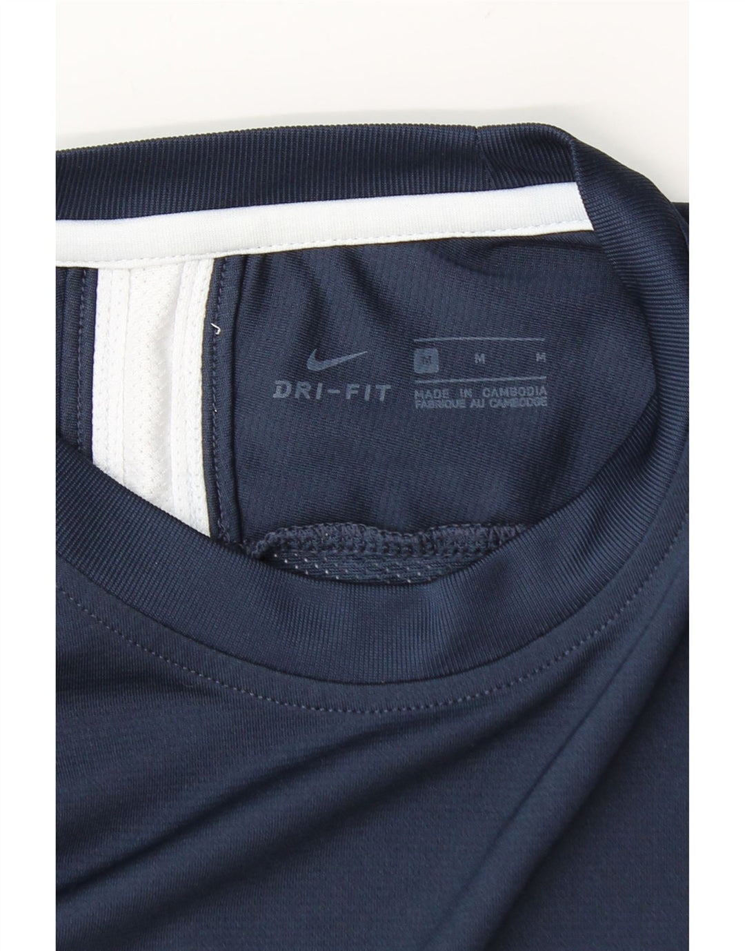 Nike Herren Dri Fit T-Shirt Top Mittel Marineblau