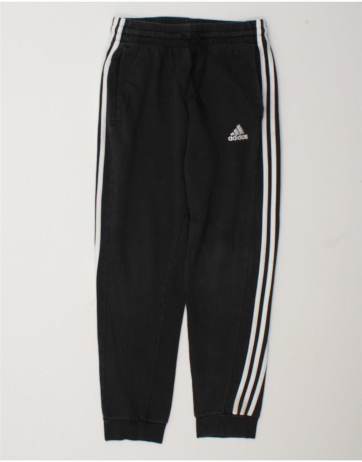 Adidas Herren-Trainingshose, Jogginghose, mittelschwarz, Baumwolle