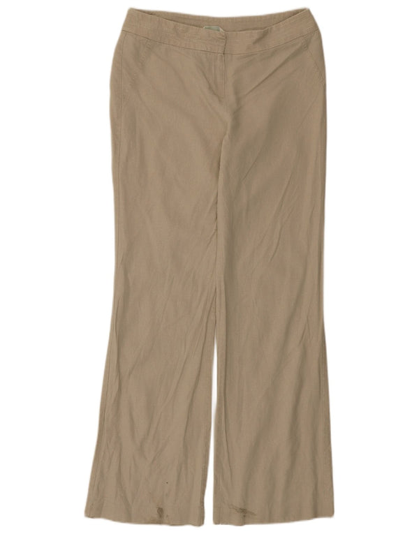 Marks & Spencer Damen Bootcut Freizeithose UK 12 Medium W30 L31 Beige
