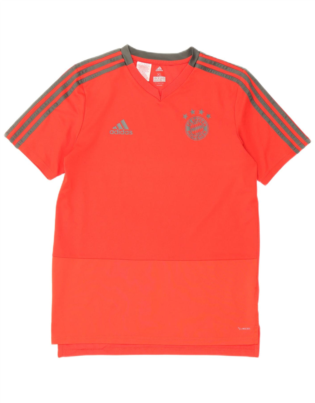 ADIDAS Jungen Climacool T-Shirt Top 15-16 Jahre XL Rot Polyester