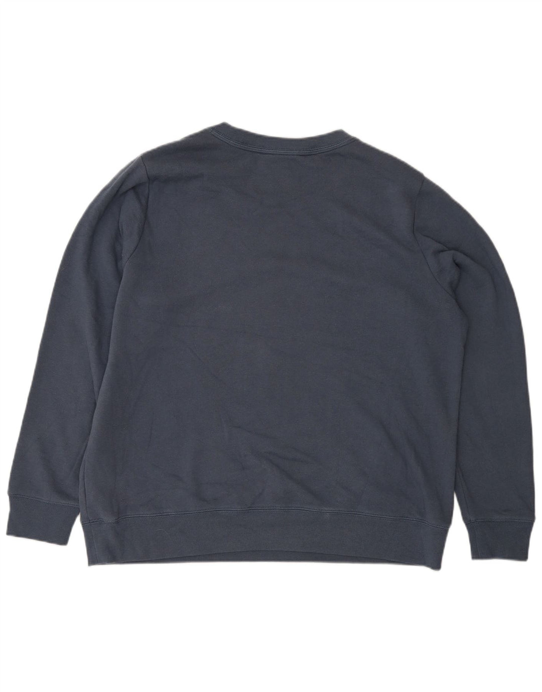Marks & Spencer Damen Grafik-Sweatshirt-Pullover UK 16 Large Marineblau
