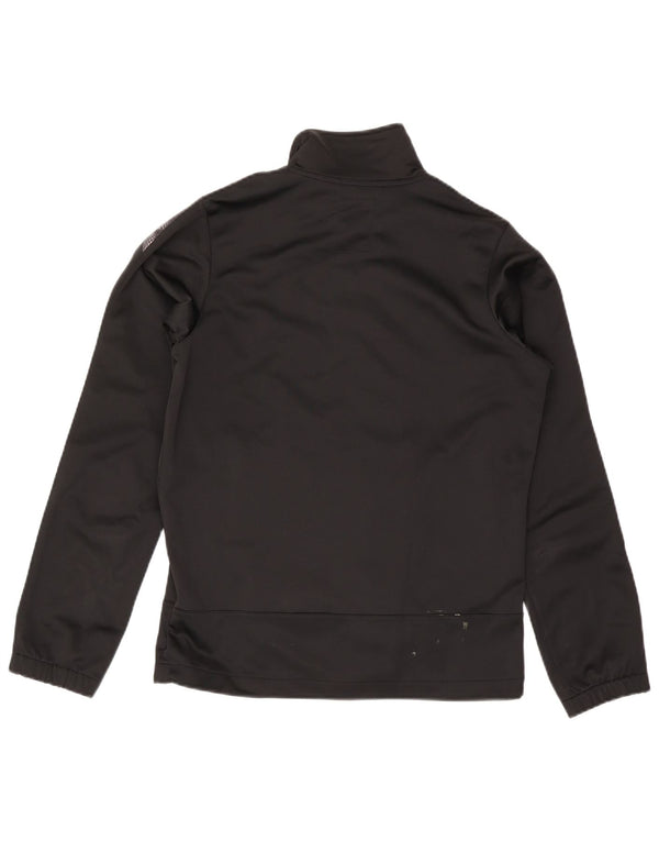 Reebok Herren-Trainingsanzug-Top-Jacke, Mittelschwarz, Farbblock-Polyester