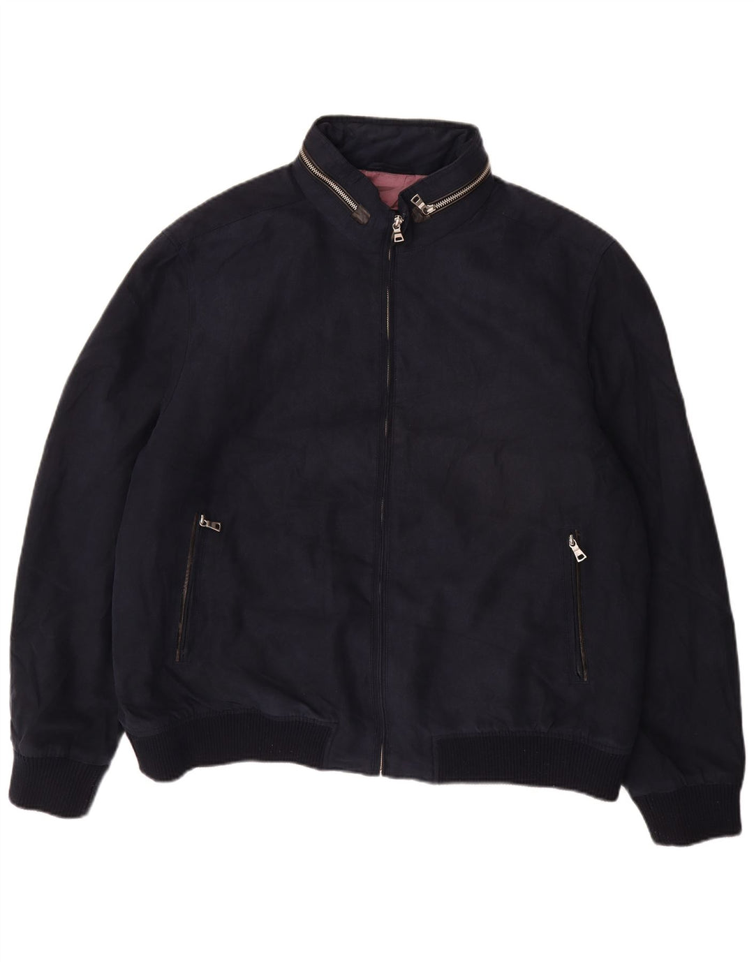 Vintage Herren Bomberjacke UK 44 2XL Marineblau