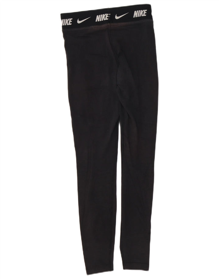 Nike Damen Leggings UK 6 XS Schwarz Baumwolle