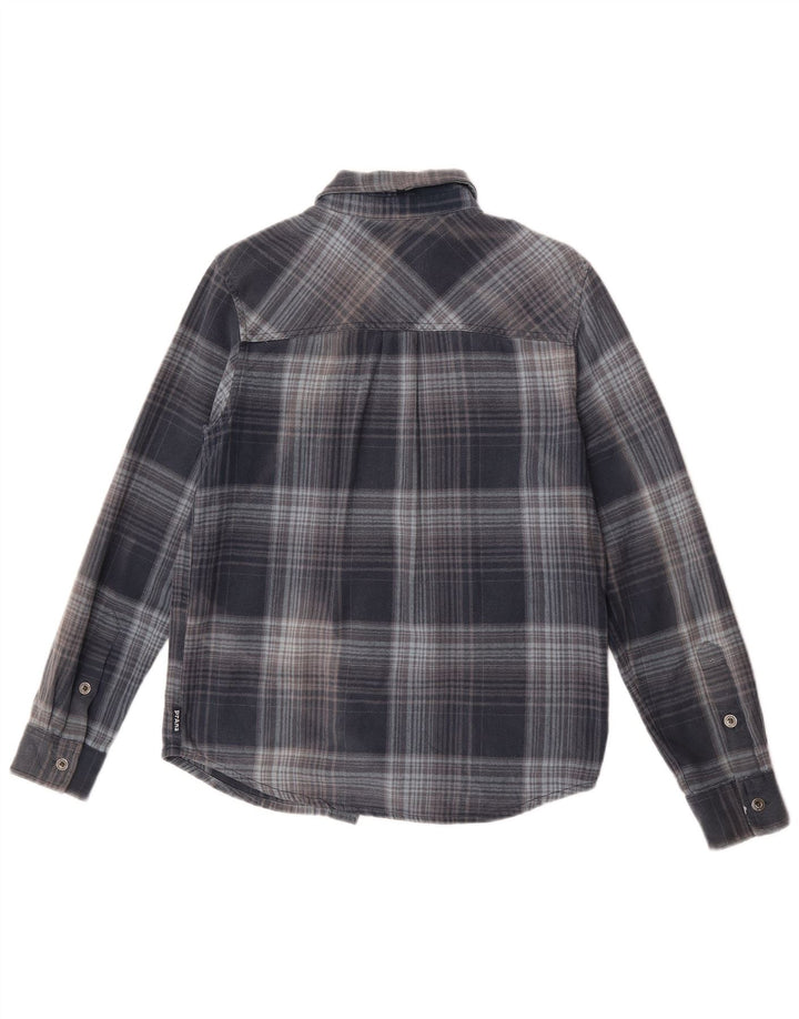 Prana Herren Lumberjack Flanellhemd XS Blau kariert
