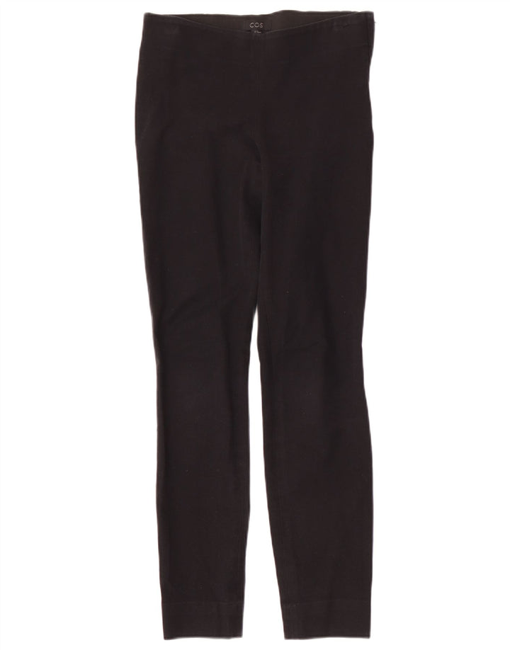 Cos Damen Leggings EU 34 XS Schwarze Baumwolle