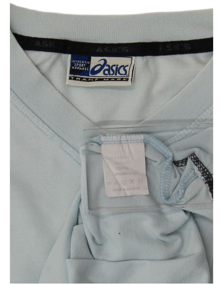 Asics Herren T-Shirt Top 2XL Blau Baumwolle