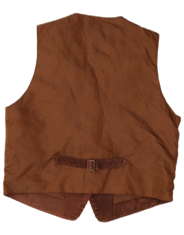 B.B. Dakota Damen Wildlederweste UK 18 XL Braunes Leder