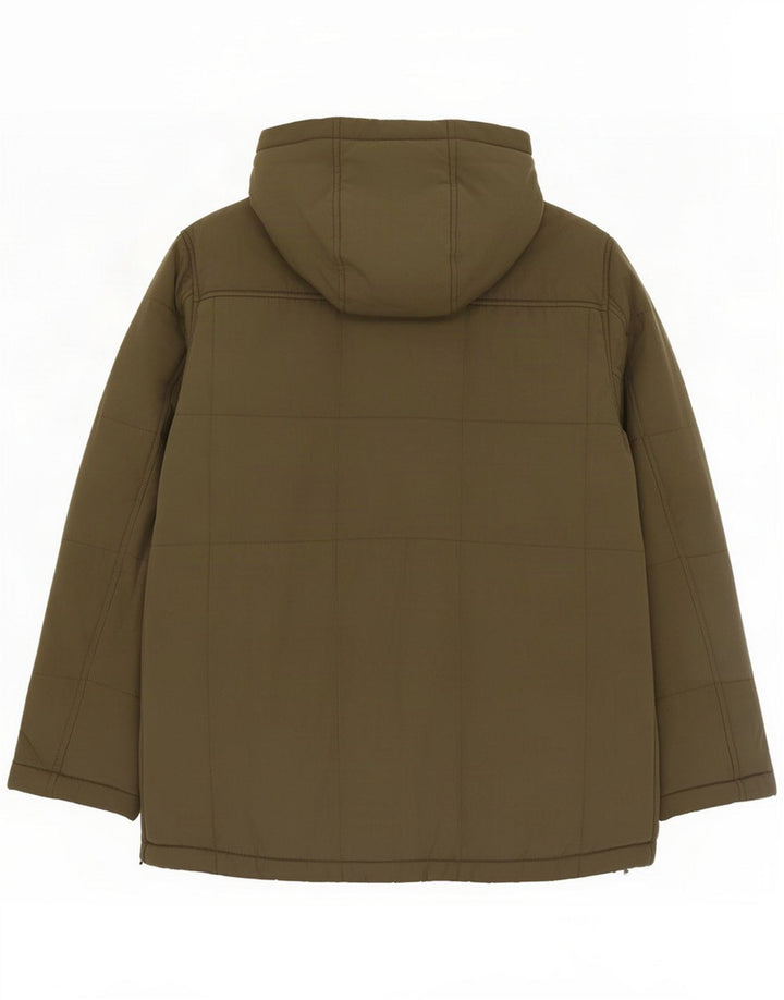 Jack & Jones Herren-Windbreakerjacke mit Kapuze, UK 38, mittleres Khaki, Polyester