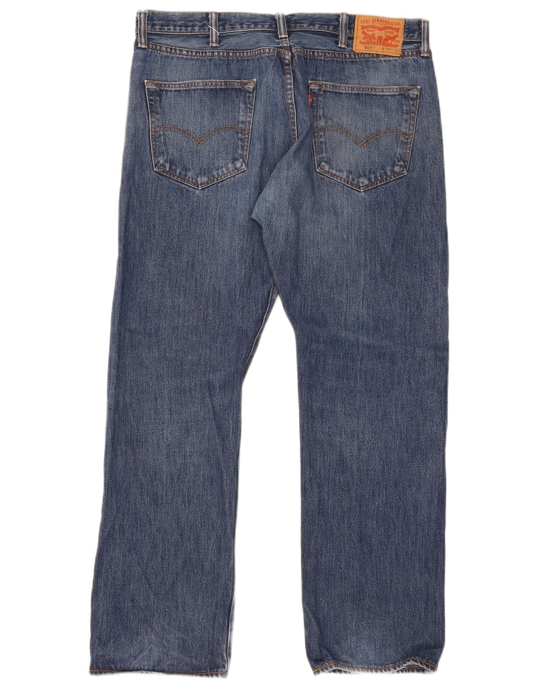 Levi's Herren 501 Straight Jeans W38 L30 Blaue Baumwolle