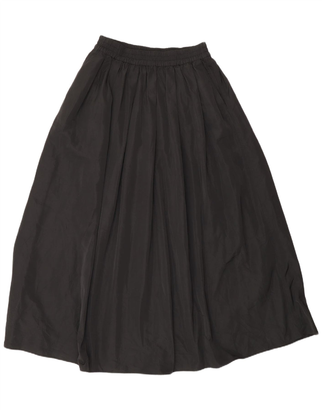 Zara Damen ausgestellter Rock XS W30 Schwarz Polyester