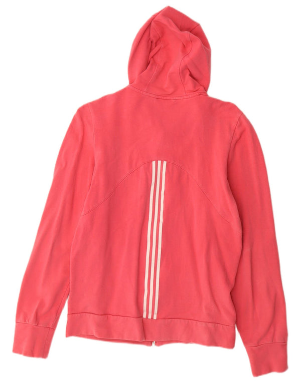 Adidas Mädchen-Kapuzenpullover mit Reißverschluss, 15–16 Jahre, rosa Baumwolle