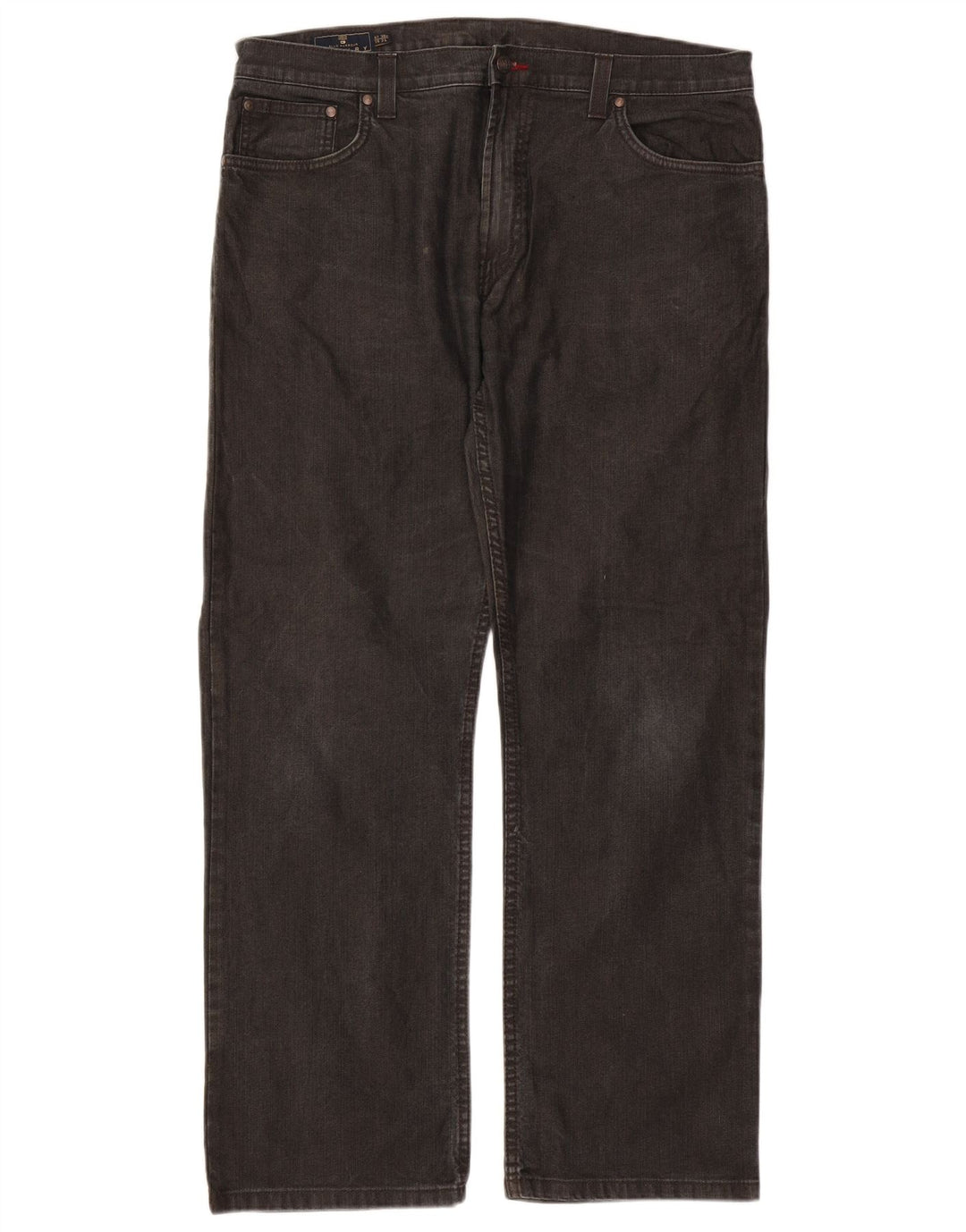 Marks & Spencer Herren Blue Harbor Straight Jeans W38 L31 Schwarze Baumwolle