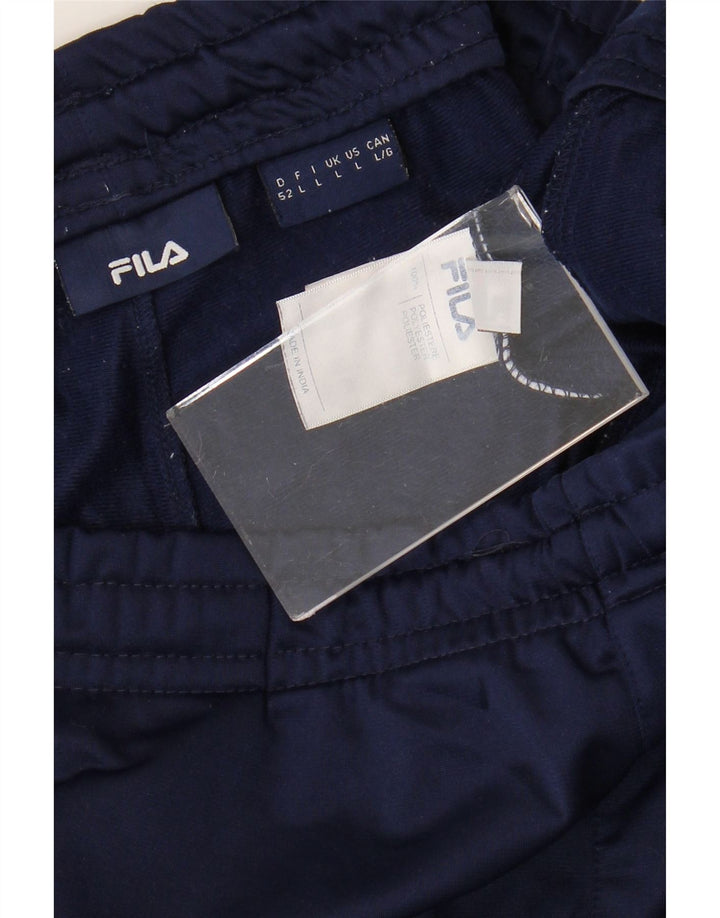 Fila Herren-Trainingshose, groß, marineblau, Farbblock-Polyester