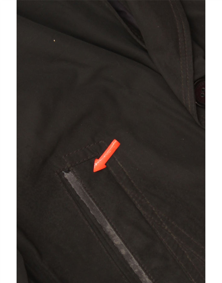 Hugo Boss Herren Utility-Jacke EU 48 Mittelschwarzes Polyester