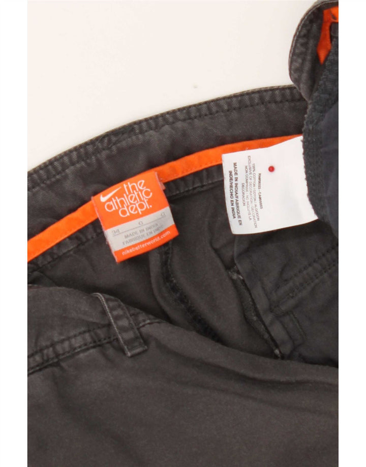 Nike Herren Cargo Shorts W34 Große graue Baumwolle