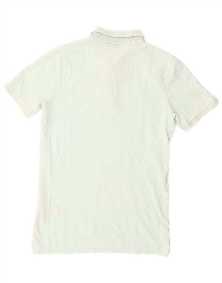 Nike Herren-Poloshirt, klein, türkisfarbene Baumwolle