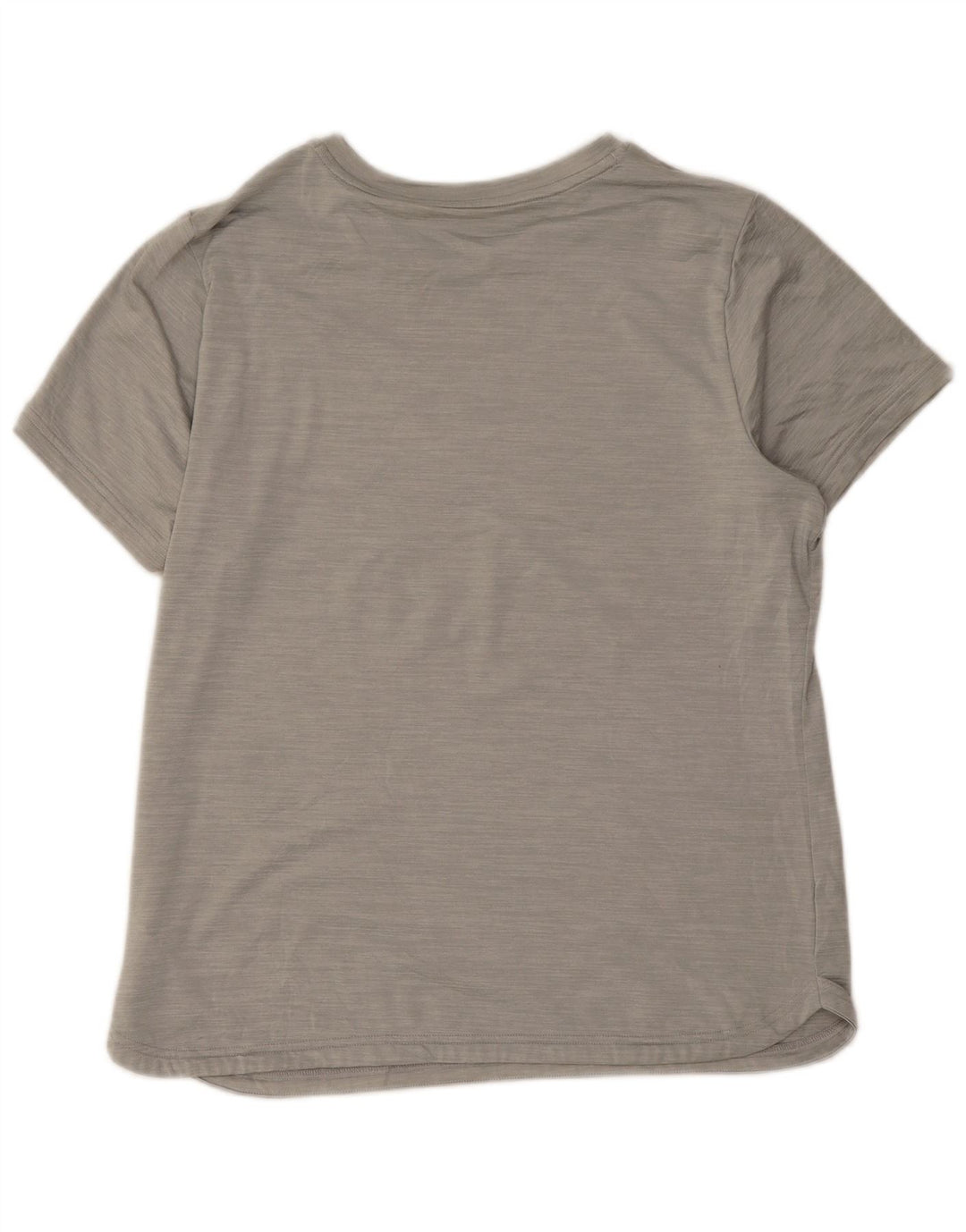 Puma Herren-T-Shirt-Oberteil aus mittelgrau meliertem Polyester