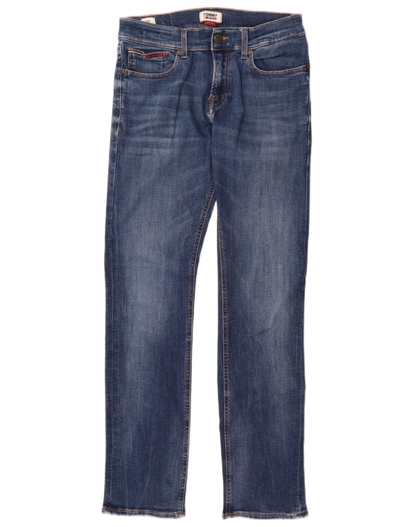 Tommy Hilfiger Mens Slim Jeans W30 L32 Blue Cotton