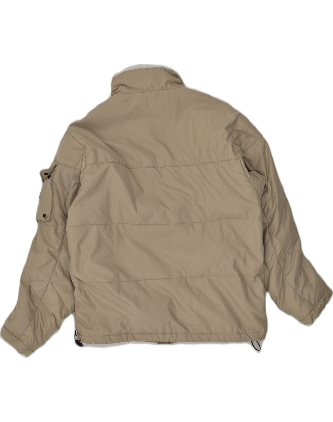 PEPE JEANS Herren Wattierte Jacke UK 36 Small Beige Polyester