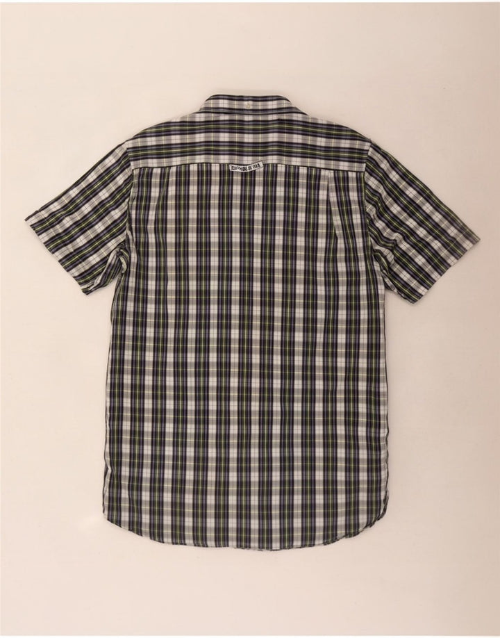 Superdry Herren-Kurzarmhemd, mittelgroß, mehrfarbig, kariert, Baumwolle