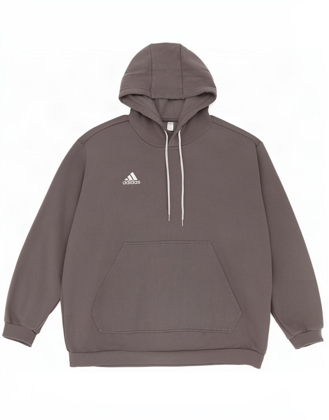 Adidas Herren Kapuzenpullover 2XL Grau Baumwolle