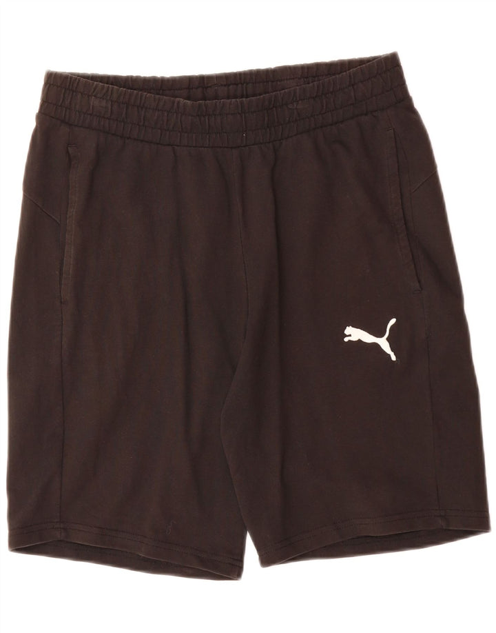 PUMA Mens Sport Shorts Medium Black Cotton Vintage Puma and Second-Hand Puma from Messina Hembry 