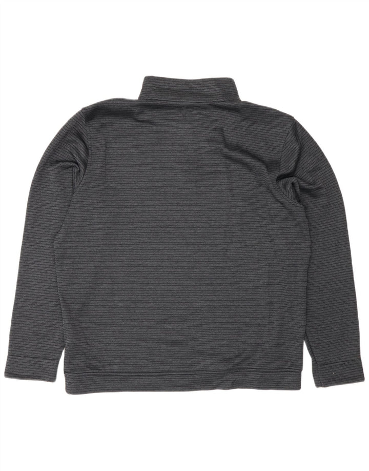 Under Armour Herren Storm-Fit Pullover-Trainingsanzugoberteil mit Reißverschluss, XL, grau gestreift
